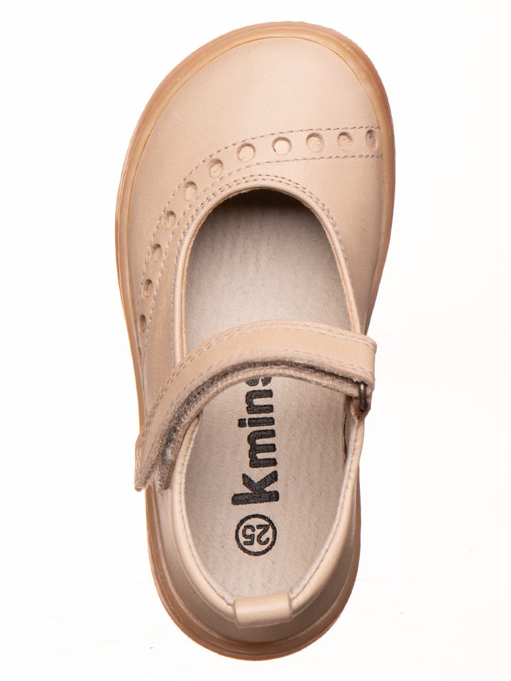 kmins Leder-Barfußschuhe in Creme günstig kaufen