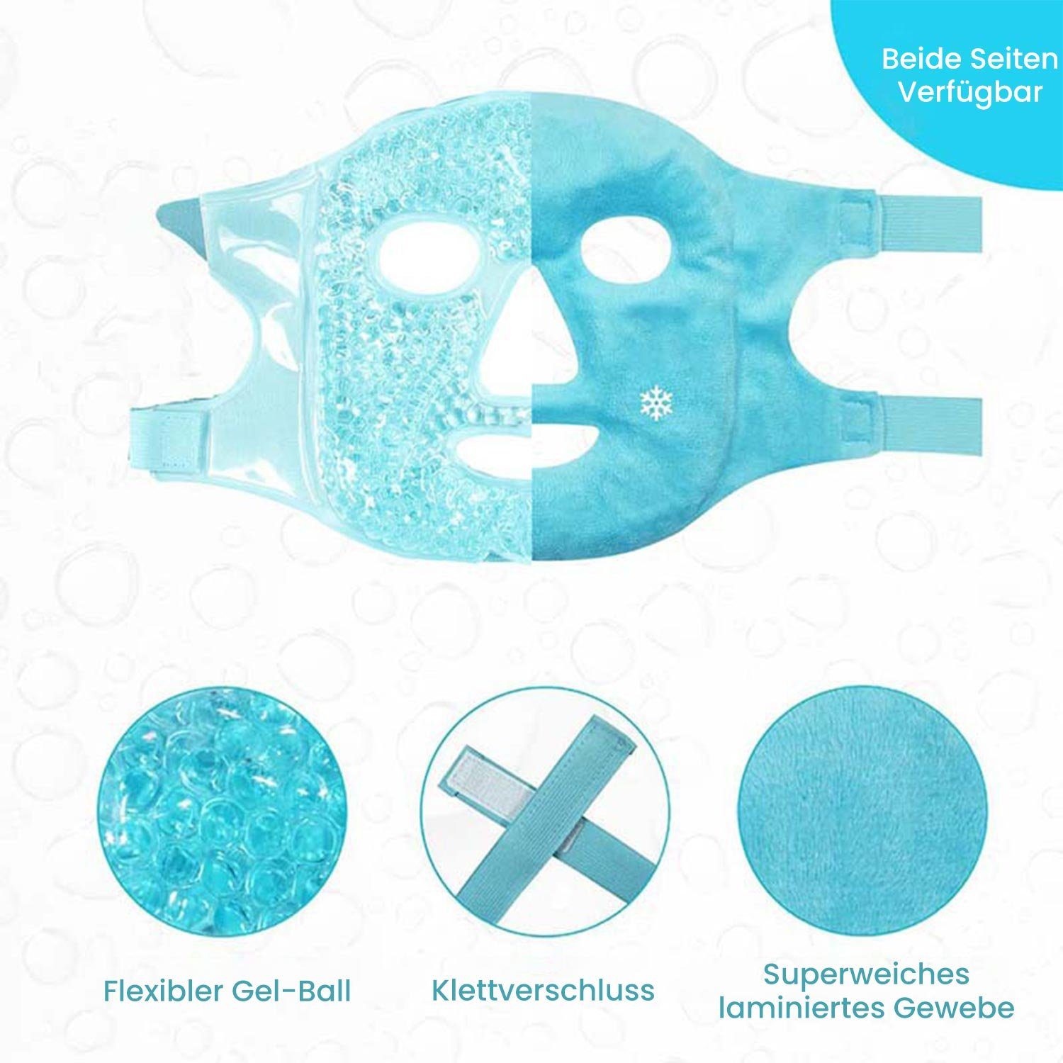 TOPMELON Gesichtsmaske wiederverwendbare Schönheitsmaske, 1-tlg., einstellbar