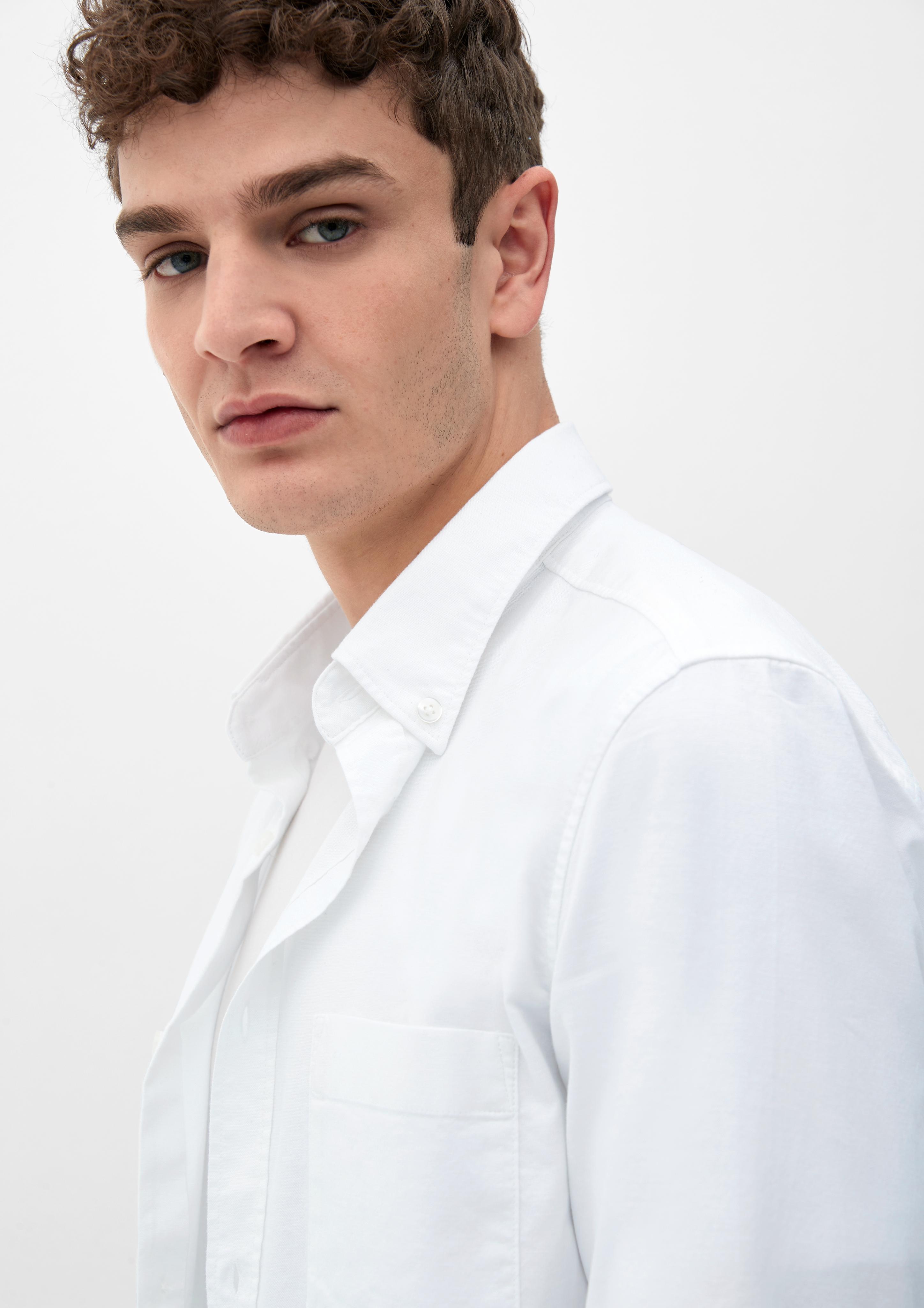 Slim: Hemd mit Button-Down-Kragen  2127453-0100