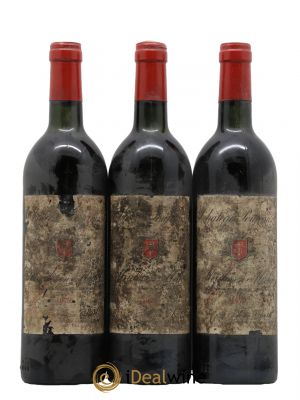 Château Poujeaux  1979 - Lot de 3 Bouteilles