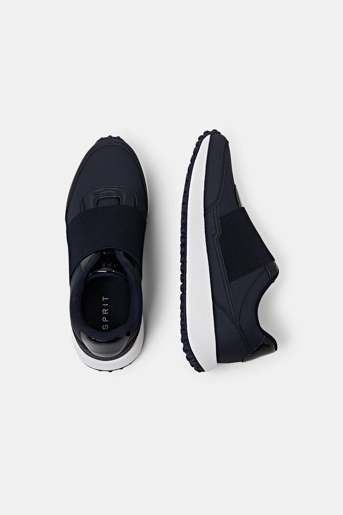 Slip-on-Sneakers in Lederoptik