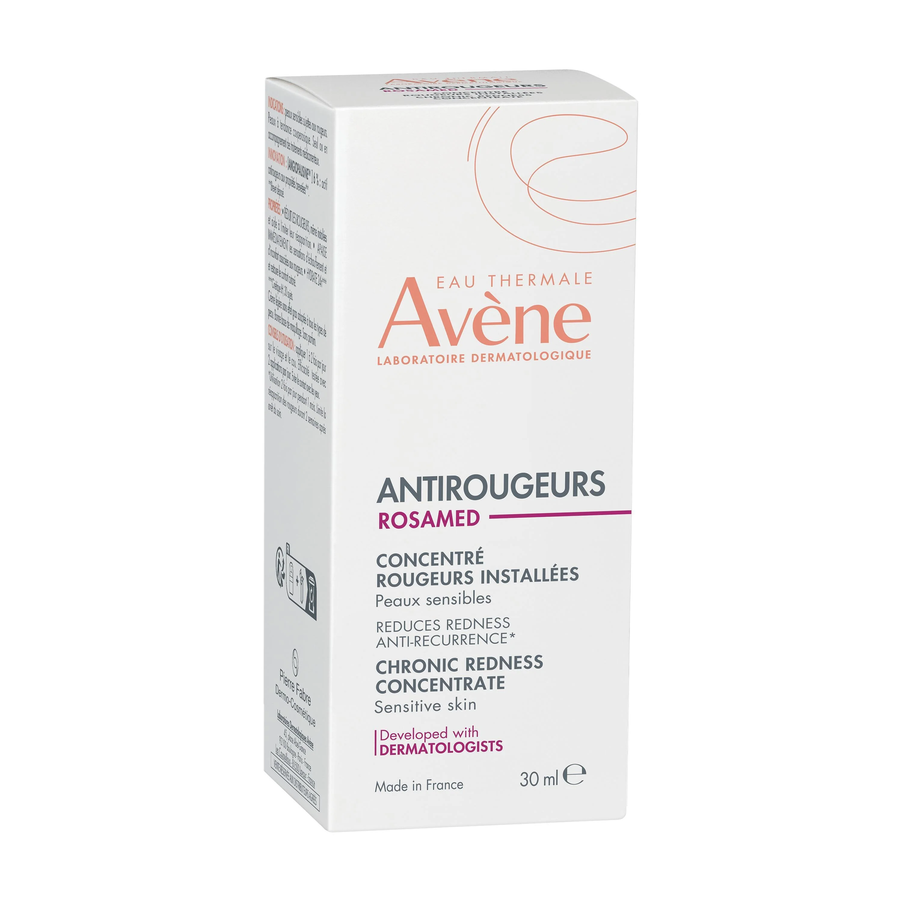 Antirougeurs ANTIROUGEURS ROSAMED Concentrado para el enrojecimiento persistente - Crema facial de día calmante