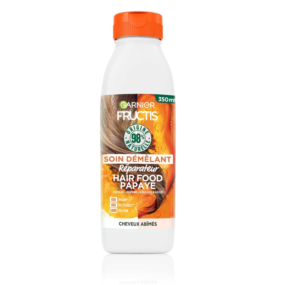 garnier Fructis Hair Food Démêlant réparateur à la papaye pour cheveux abîmés