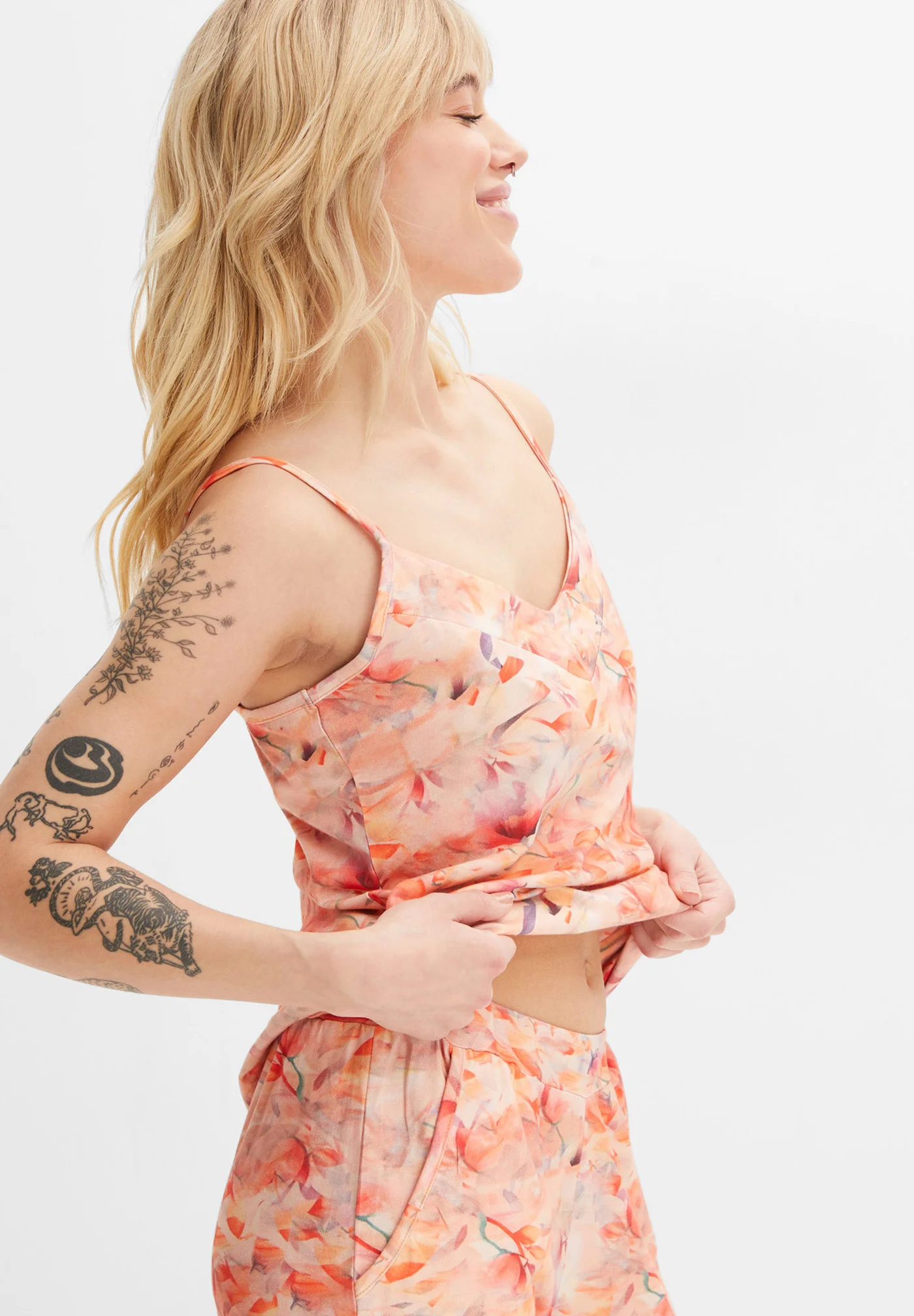 bonprix MIT SPAGHETTITRÄGERN SET - Pijama