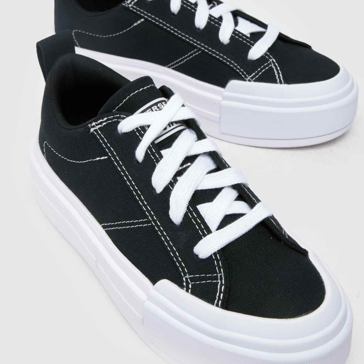 Converse svarta och vita All Star Cruise Youth-sneakers