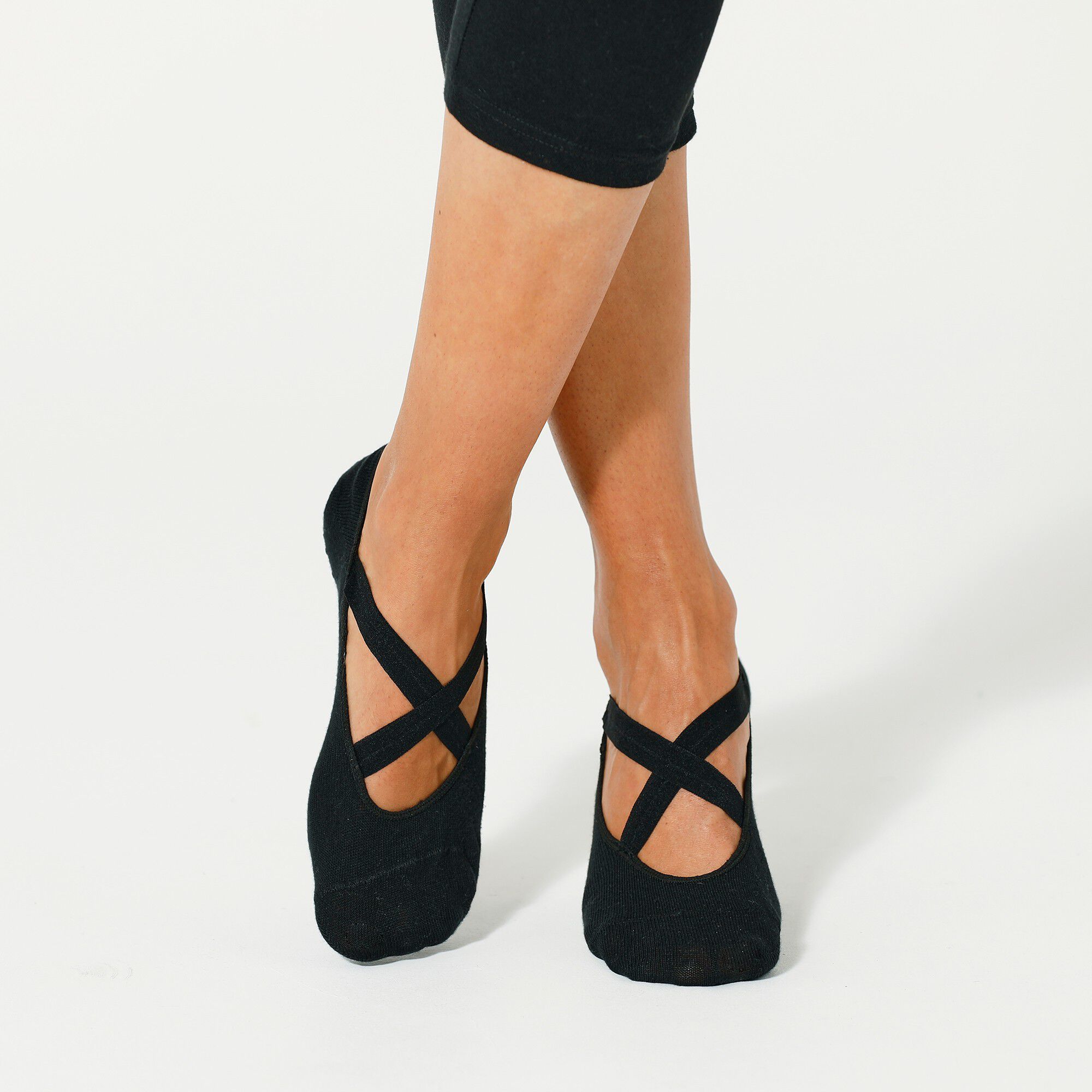 Chaussettes ballerines antidérapantes spéciales yoga