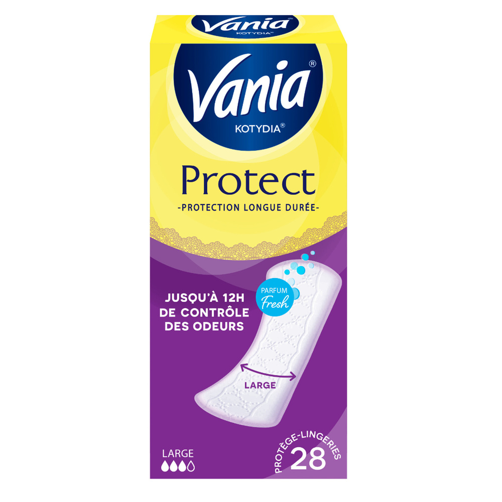 vania Kotydia Protège-Slips, Protect, Large, Parfum Fresh, 28 Protège-Slips Protège-slips