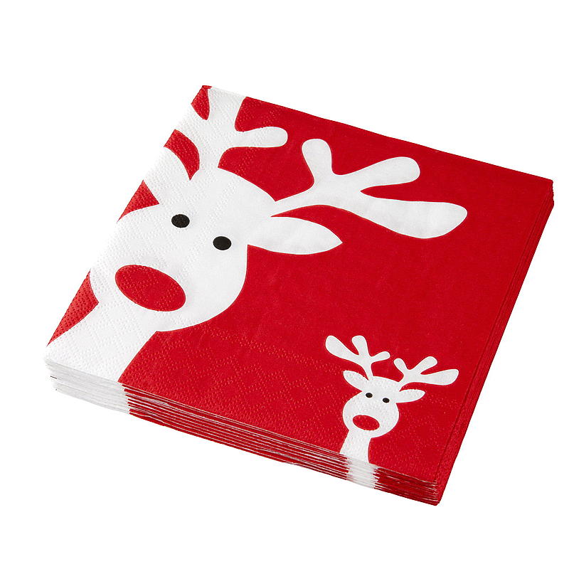 Vie Eco Servietter 20-pk 33x33 cm, julemotiv