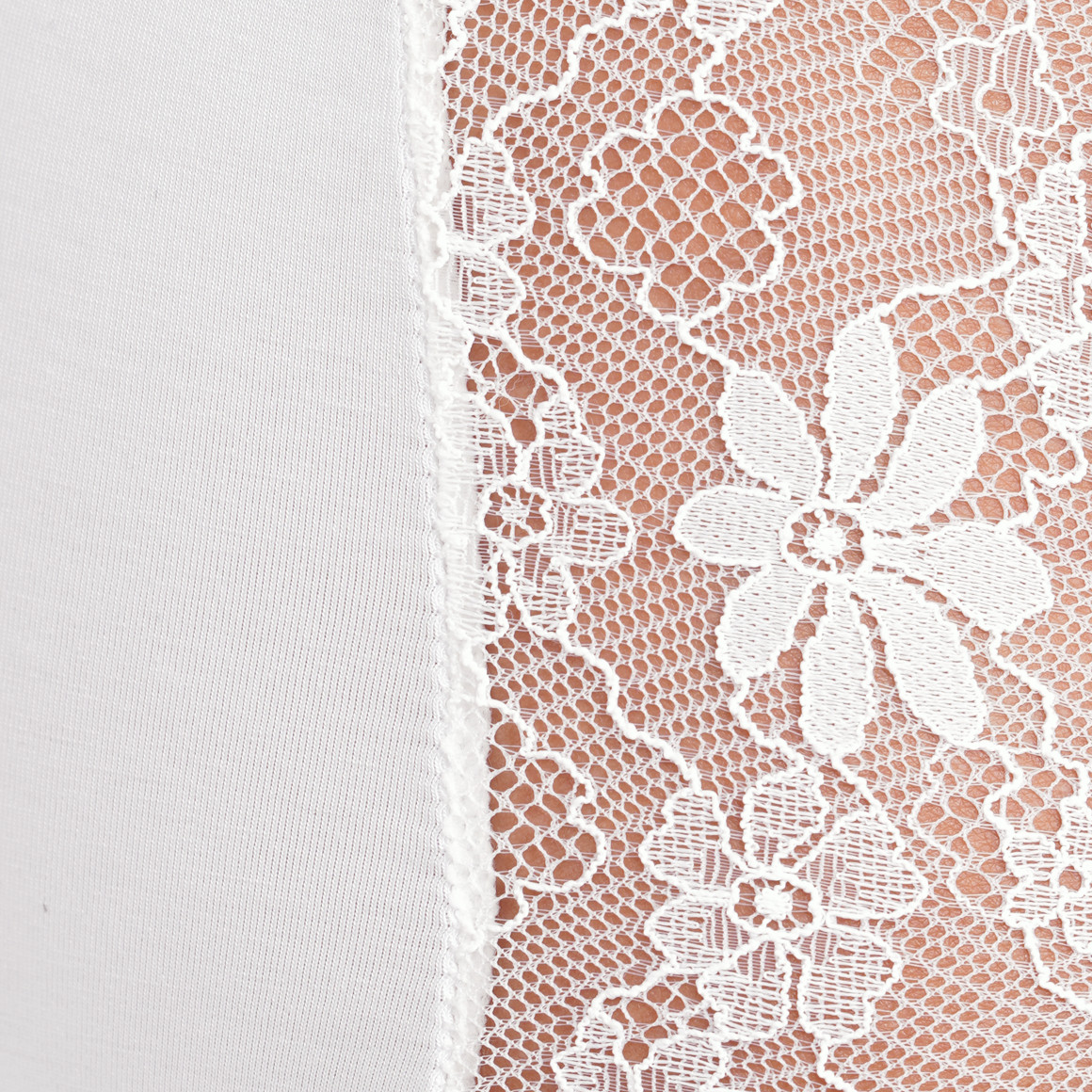 2 Damen Pantys mit Spitzeneinsatz