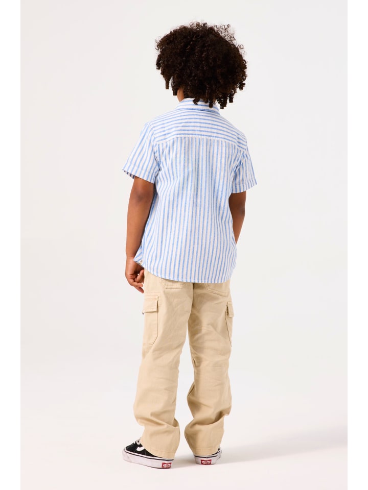 Garcia Kurzarmhemd in stripe blue günstig kaufen
