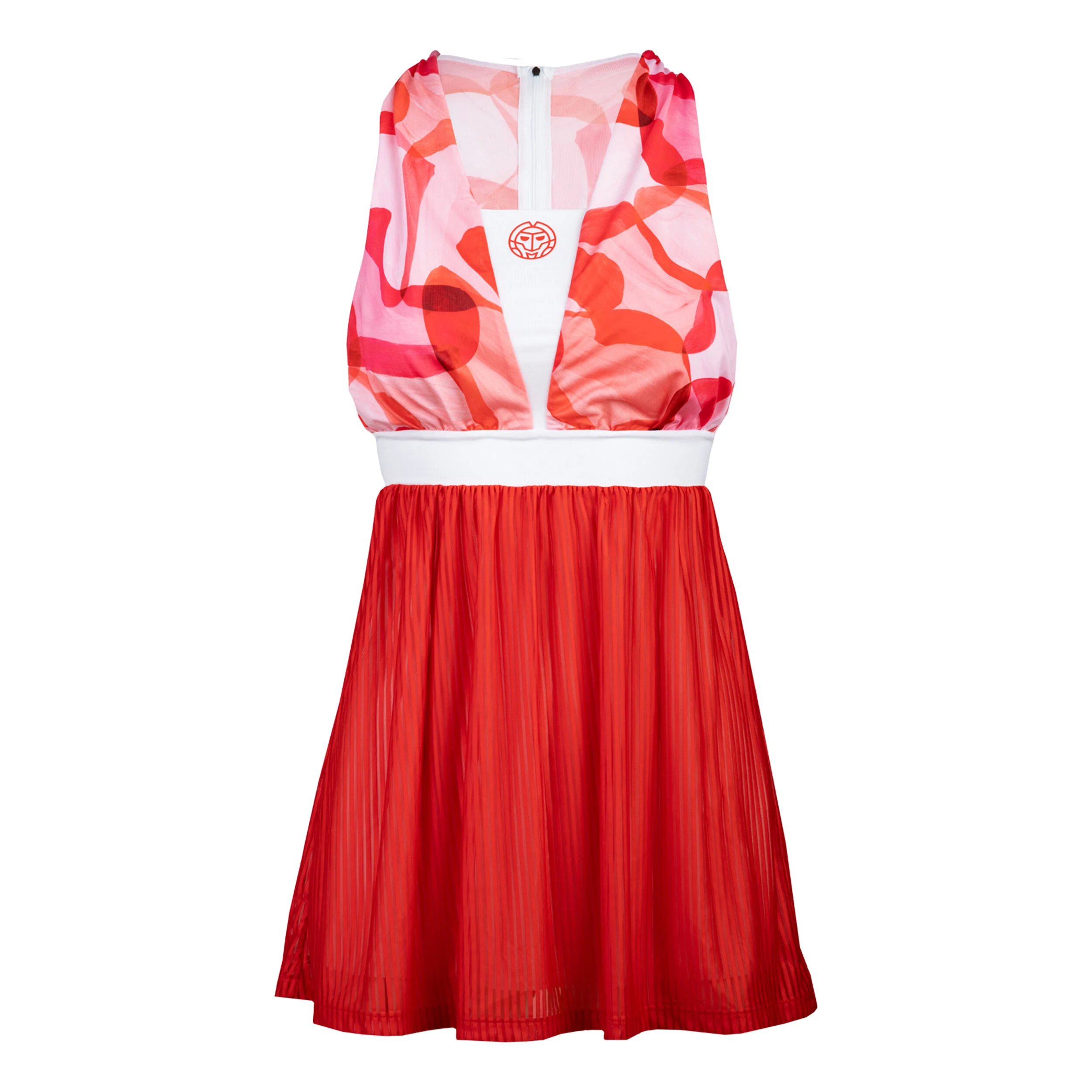 Kaja Tech 2in1 Kleid Damen - Rot, Mehrfarbig