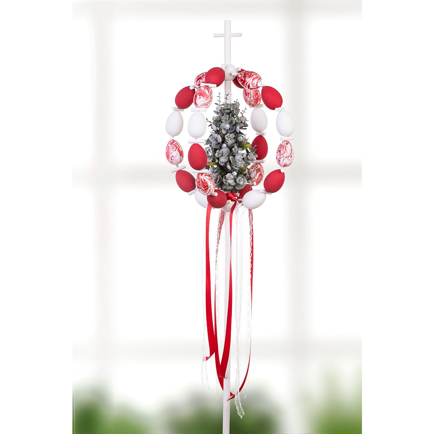Osterbaum mit Kreuz und Stab, 1,10 m