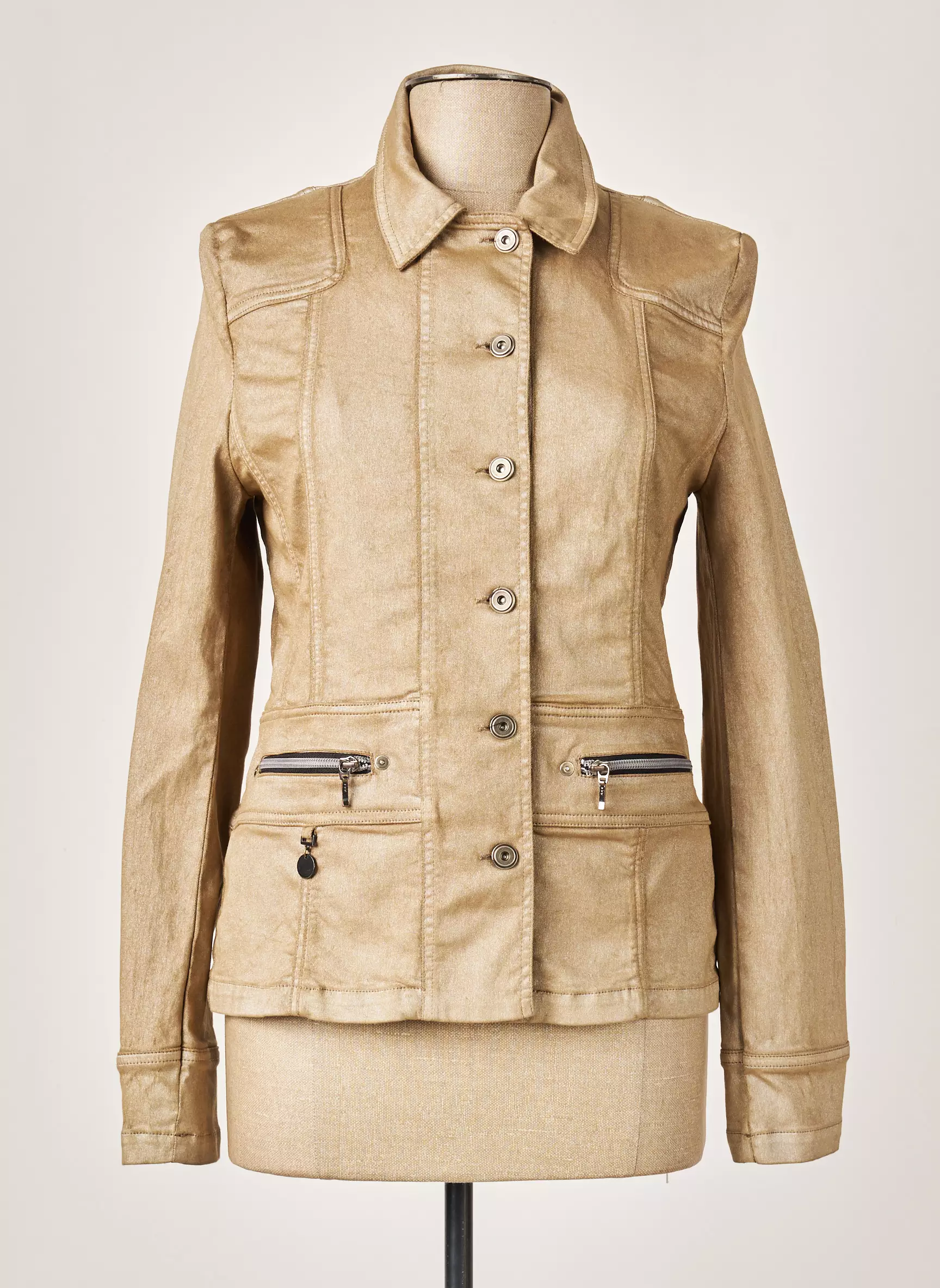 Quattro Vestecasual Femme couleur beige