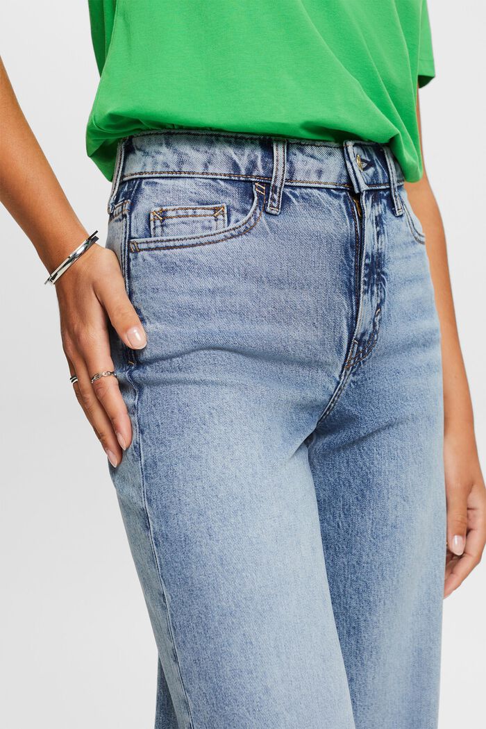 Retro-Jeans mit weitem Bein
