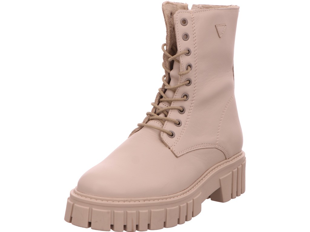 PALPA Stiefeletten beige Schnürstiefel Boots Damen Beige Neu
