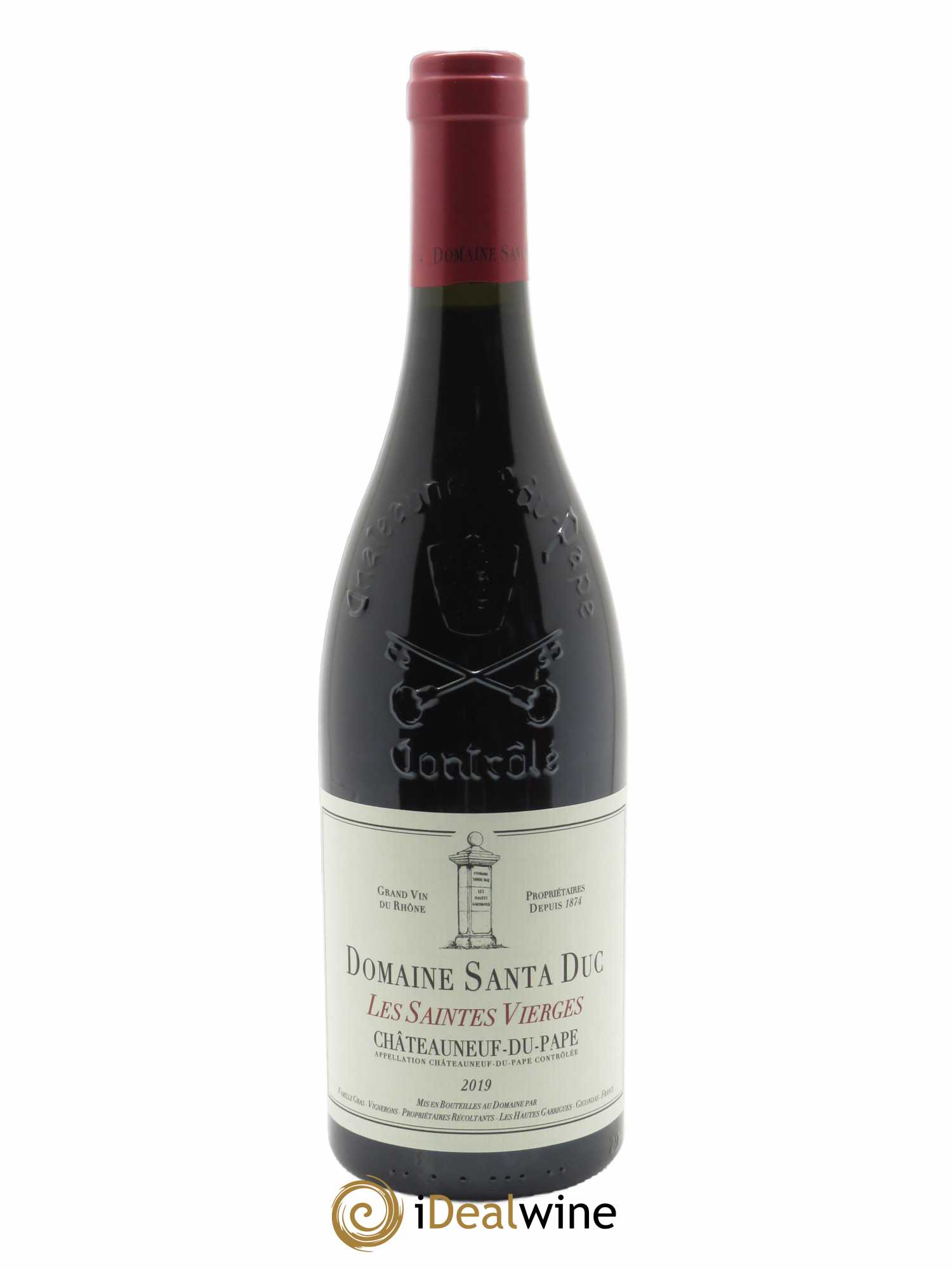 Châteauneuf-du-Pape Santa Duc (Domaine) Les Saintes Vierges Famille Gras  2019 - Lot de 1 Bouteille