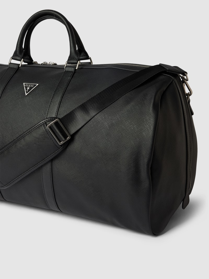 Weekender mit Label-Applikation Modell 'CERTOSA' in schwarz