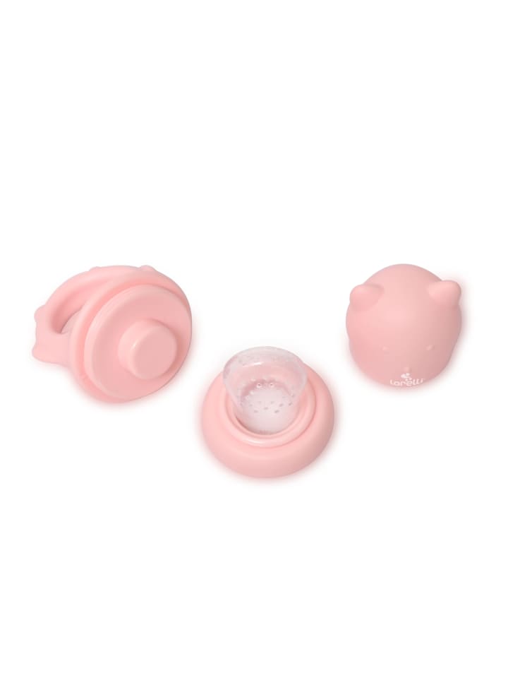 Lorelli Fruchtsauger 2 in 1 Beißring in rosa günstig kaufen onesize