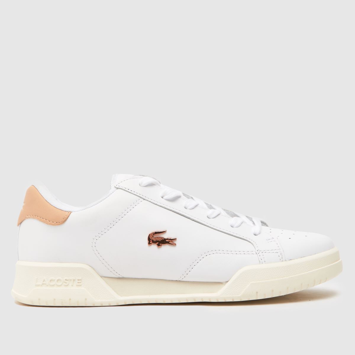 Lacoste Twin Serve sportcipő fehér és rózsaszín színben