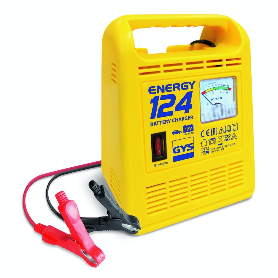 Gys 5192023215 ENERGY 124 perinteinen 12 V:n akkulaturi