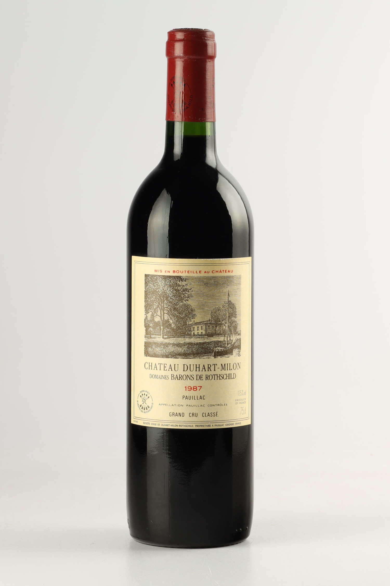 Vin 1987 CHÂTEAU DUHART MILON 1987, Pauillac. Vin ancien - SoDivin