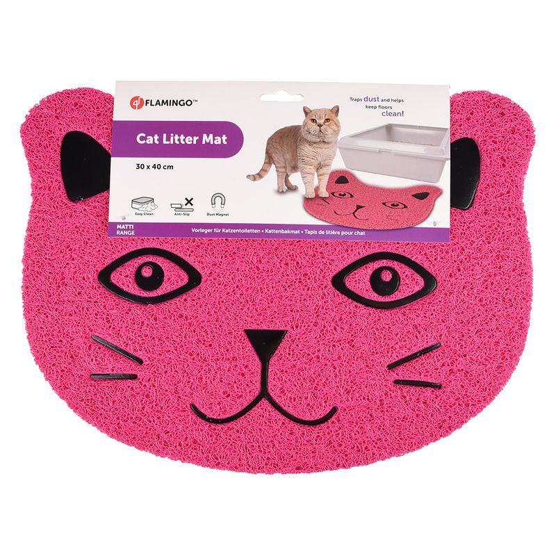 Flamingo Vorleger für Katzentoiletten Pancho