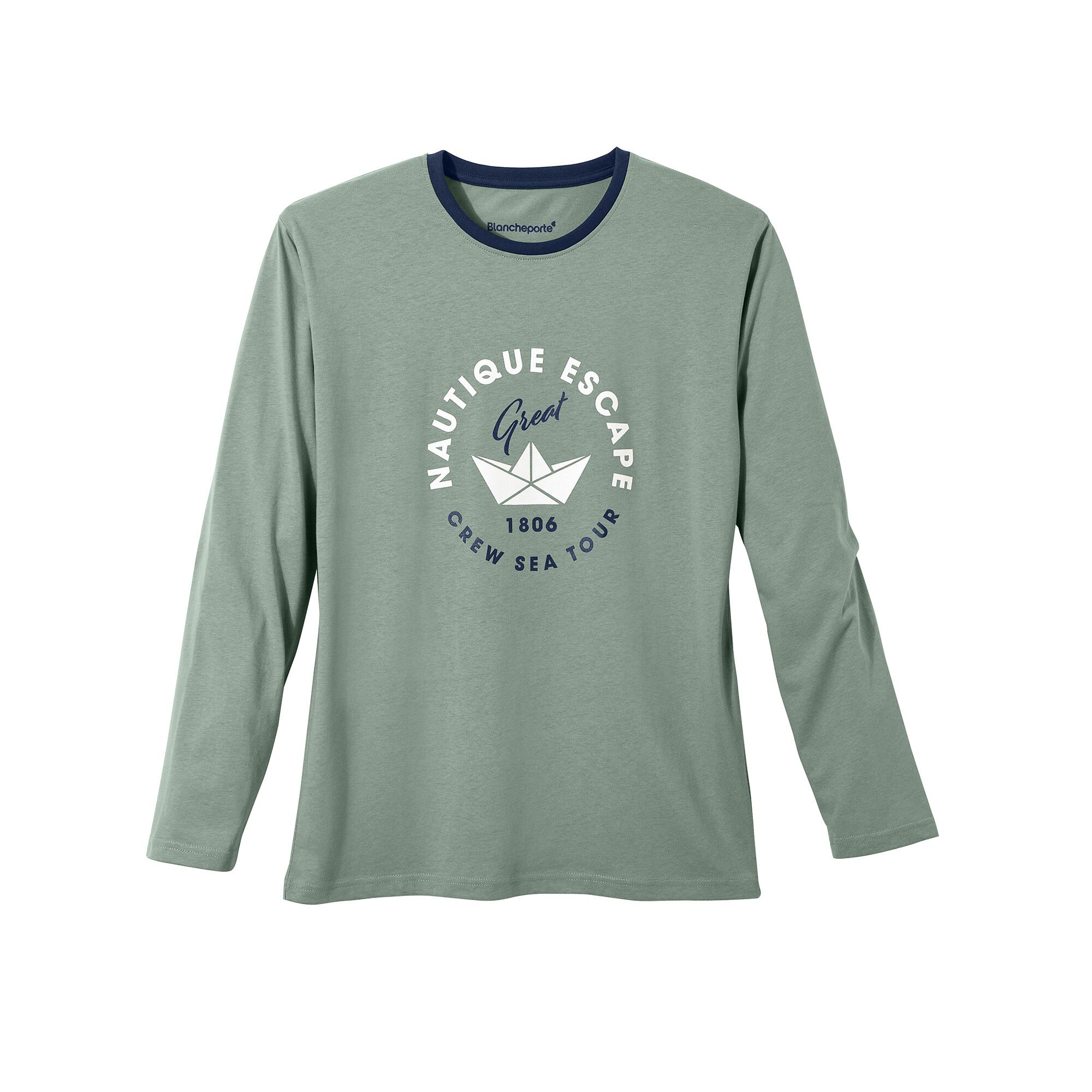 Tee-shirt pyjama imprimé manches longues