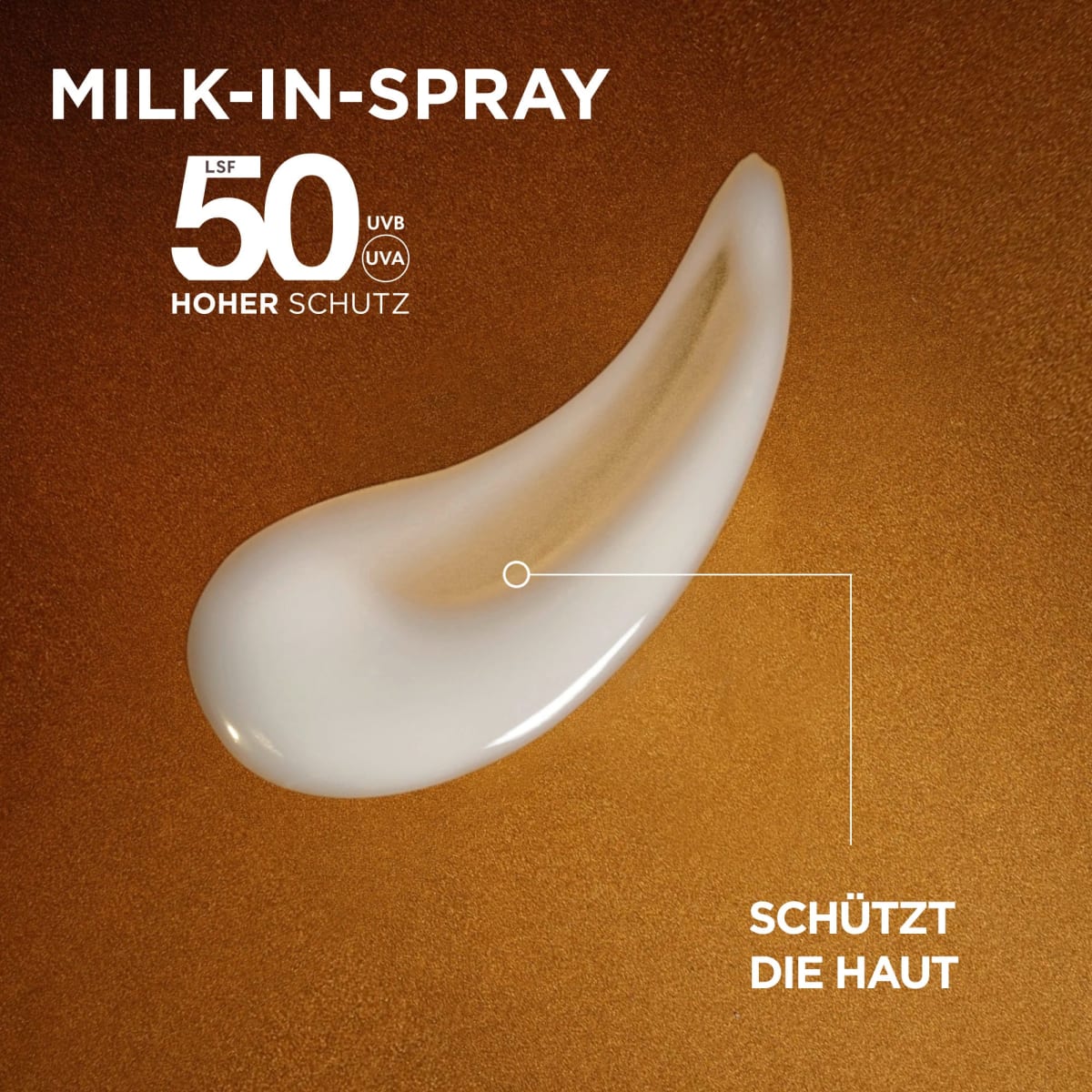Sonnenspray ideal bronze milk-in Spray, LSF 50, 150 ml