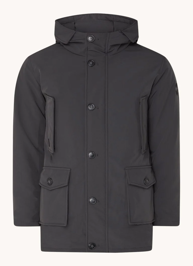 Parka trapuntato Maxwell dell'aeronautica militare con cappuccio