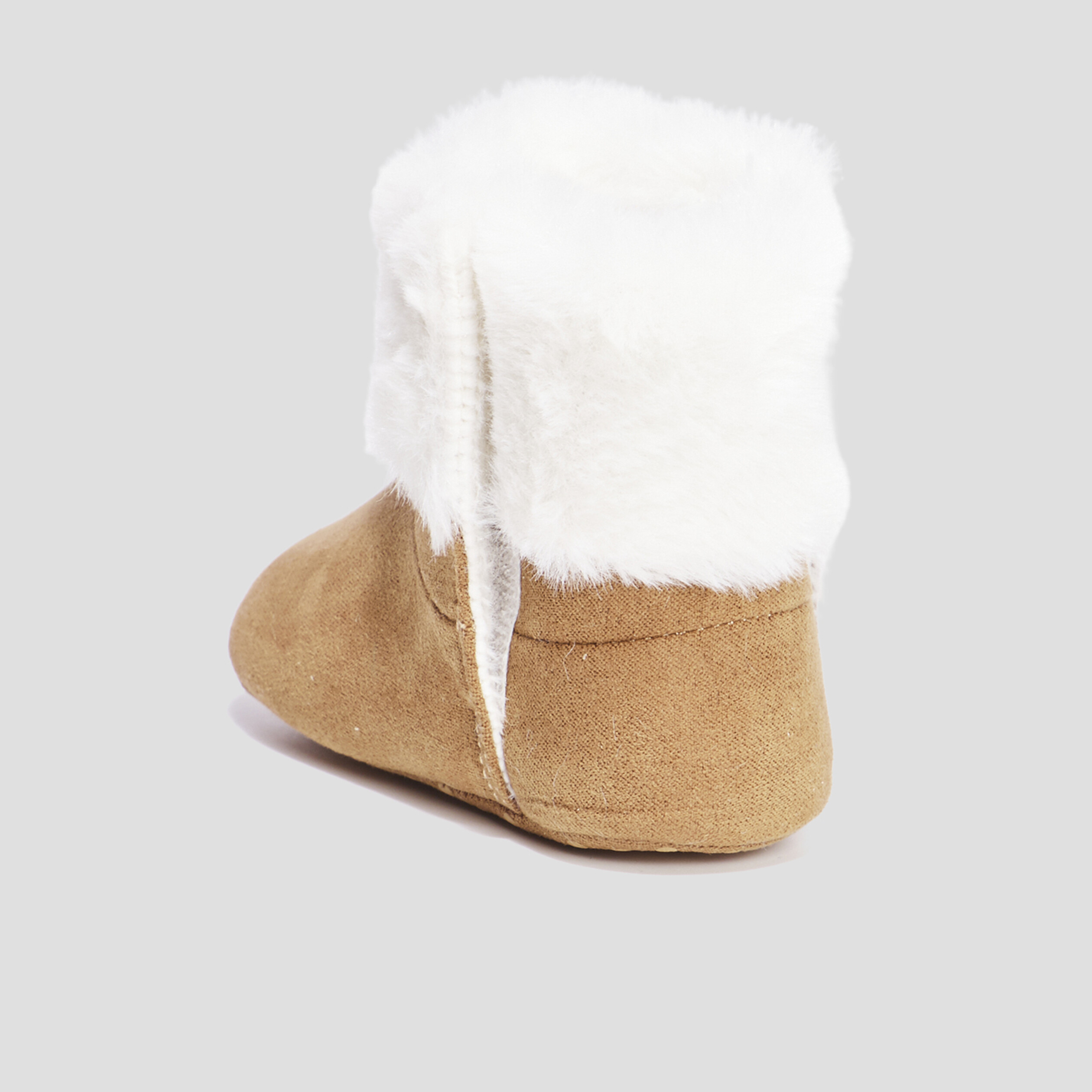 Bottines doublure fourrure Creeks camel bébé garçon | La Halle