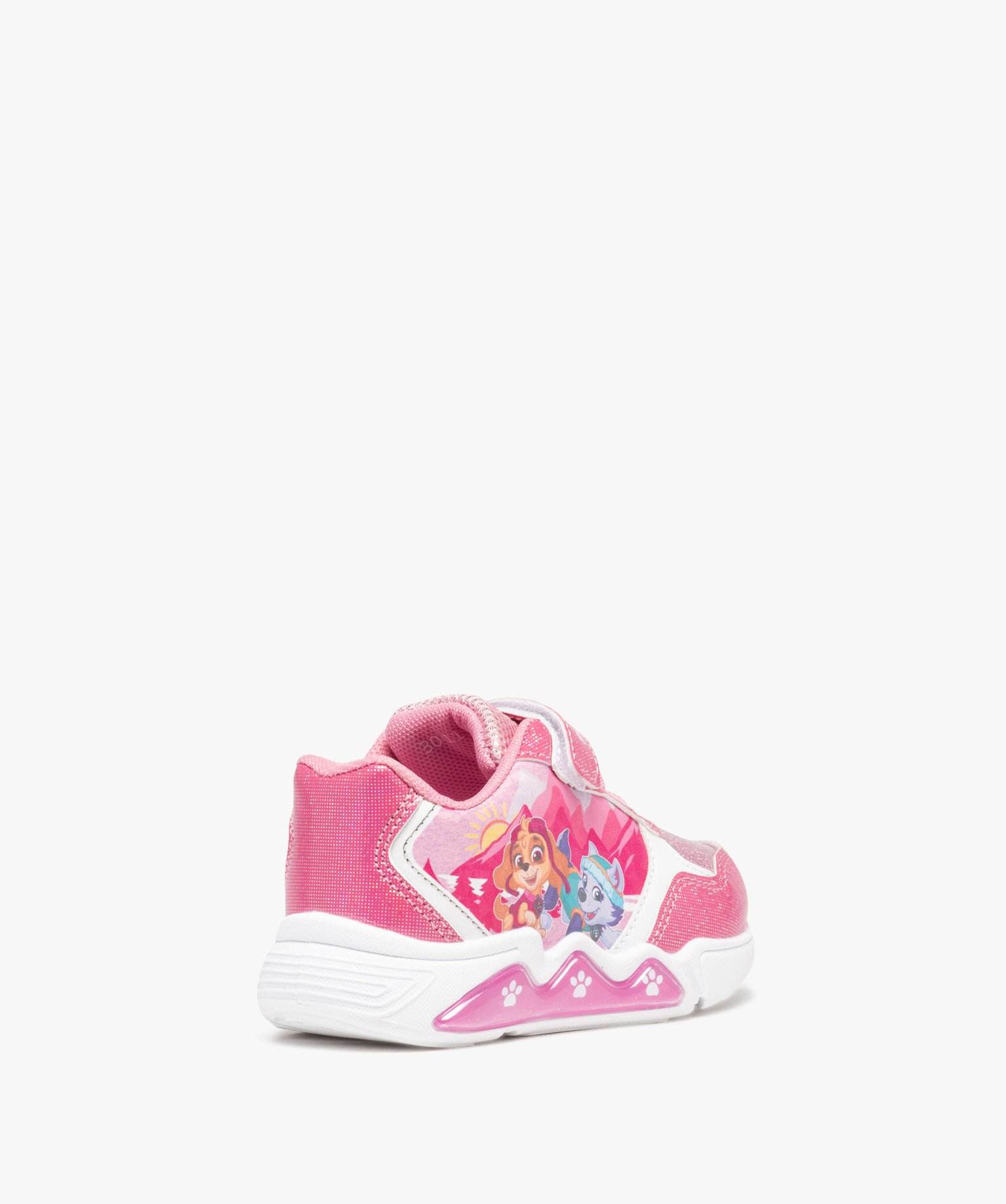 Baskets bébé fille à semelle lumineuses – Pat Patrouille rose | GEMO
