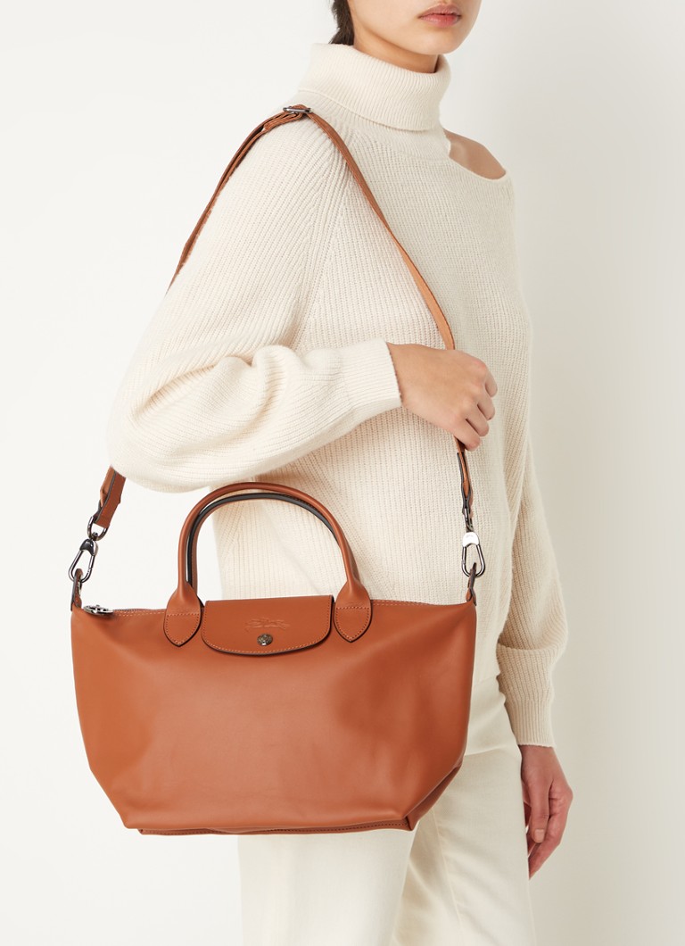 Geantă din piele Longchamp Le Pliage Xtra S