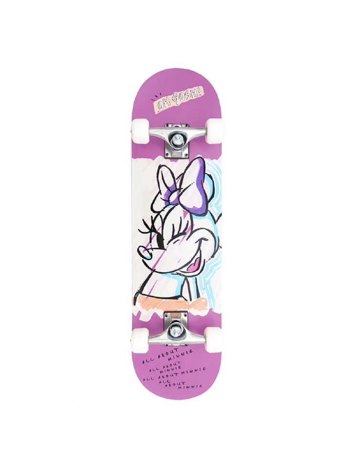 Disney Minnie Mouse Skateboard Perfekt für Gehwege & Parks 79x20x12 cm in Schwarz günstig kaufen 79