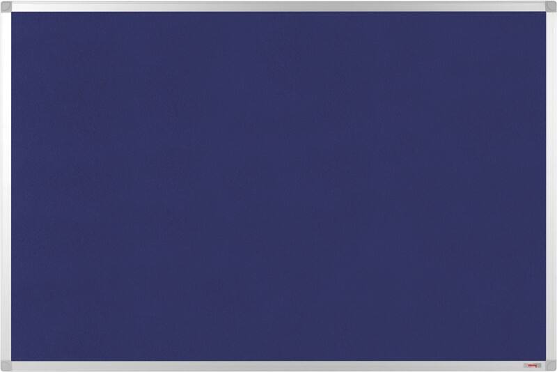 Viking Pinnwand Filz 180 (B) x 1,01 (T) x 120 (H) cm Aluminium Blau