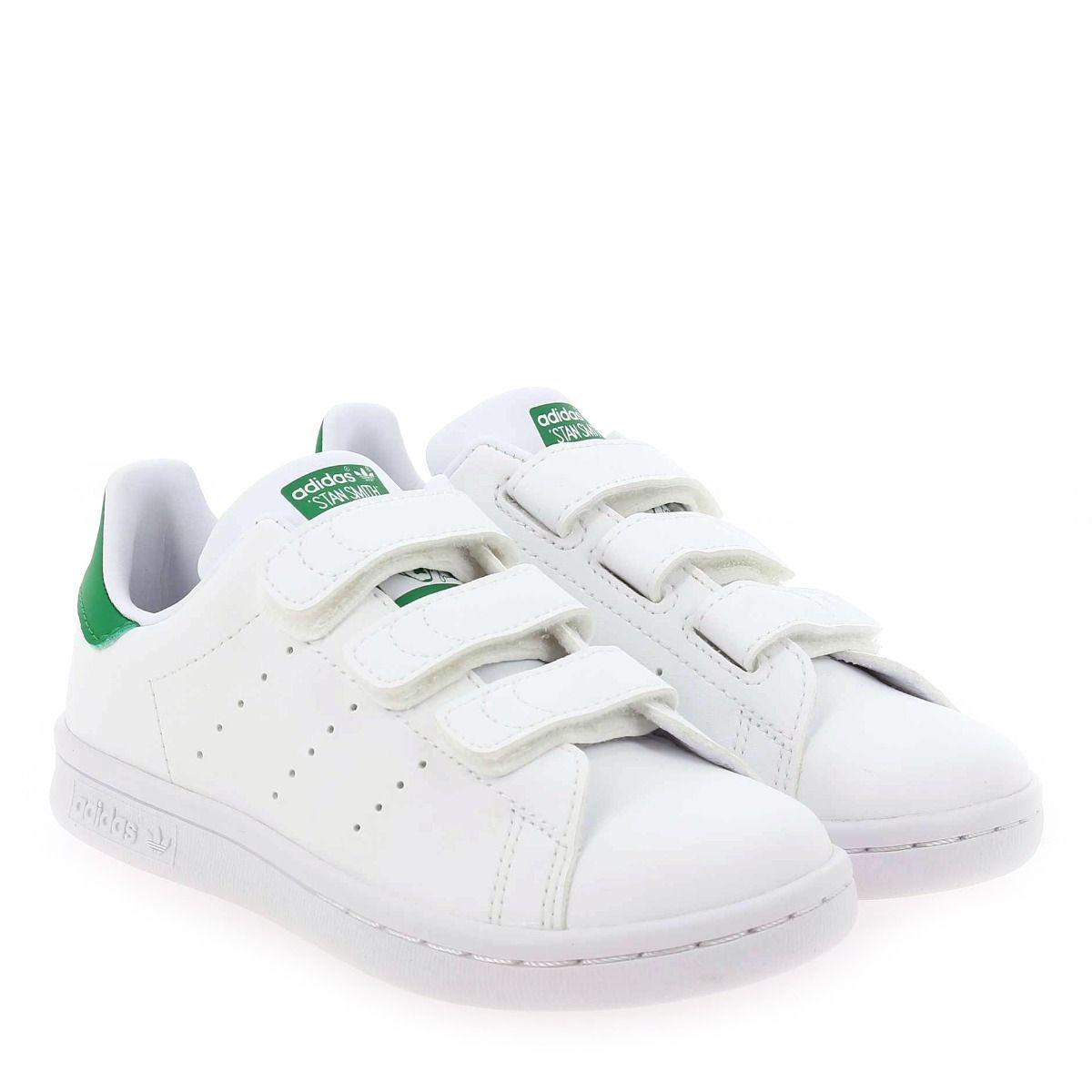 Adidas Originals  STAN SMITH CF C - Blanc Vert