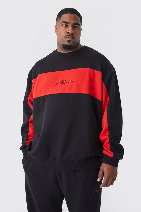 Plus Colorblock Trainingsanzug
