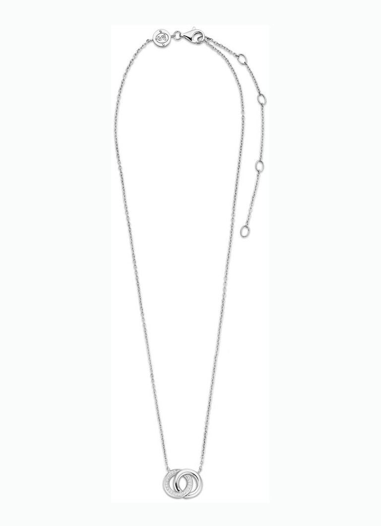 TI SENTO - Milano Silver necklace with cubic zirconia 3822ZI