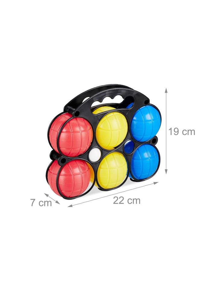 relaxdays 24tlg. Boccia-Spiel in Bunt günstig kaufen onesize