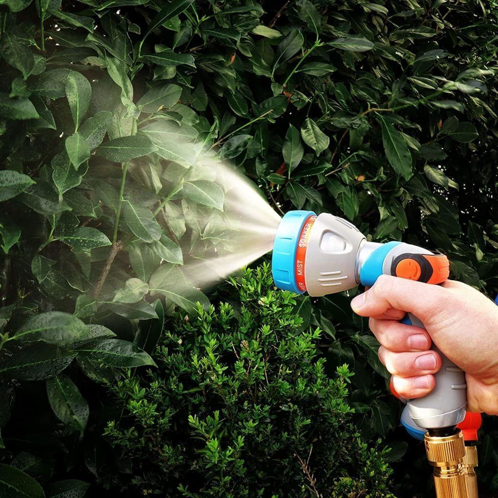 GRÜNTEK Shuntregler Garten-Spritzpistole mit 7 Düsen