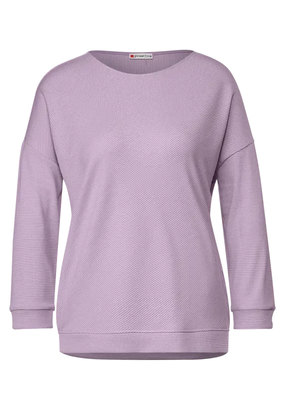 Street One Shirt mit Streifenstruktur