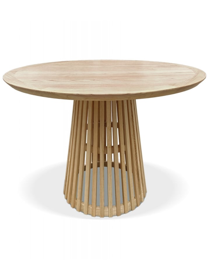 KADIMA DESIGN Runder Esstisch aus Zedernholz | Rundtisch 120 cm Durchmesser günstig kaufen onesize