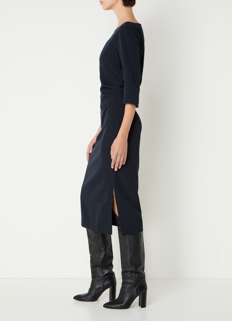 Abito midi Danee di Fifth House con scollo rotondo