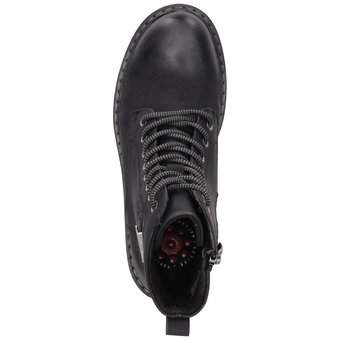 Relife Schnür Boots in schwarz