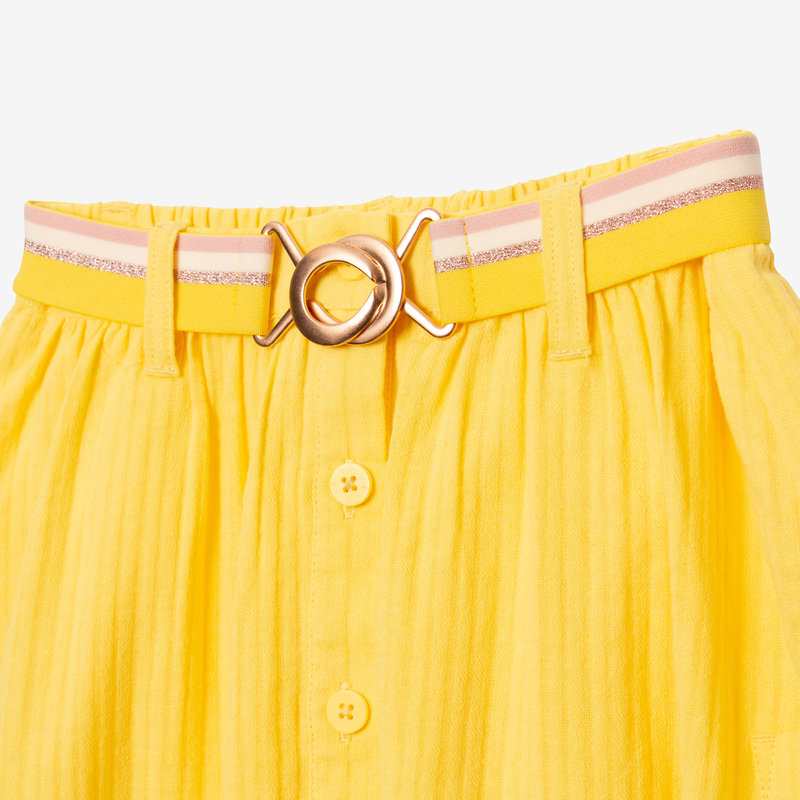 Jupe fille midi jaune Catimini