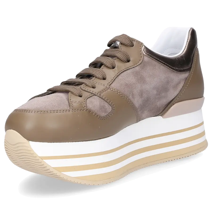 Hogan - Sneaker low Logo Strass beige - beige