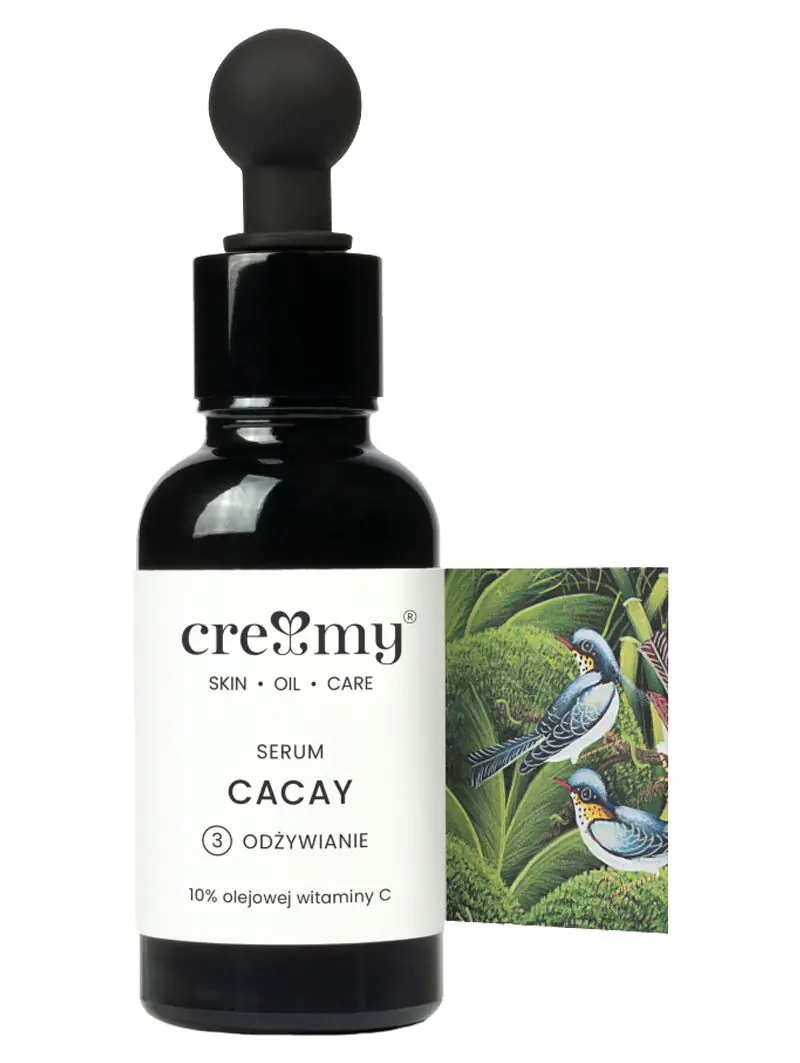 Kreminis Cacay veido serumas nuo senėjimo su vitaminu C (10 %), 30 ml