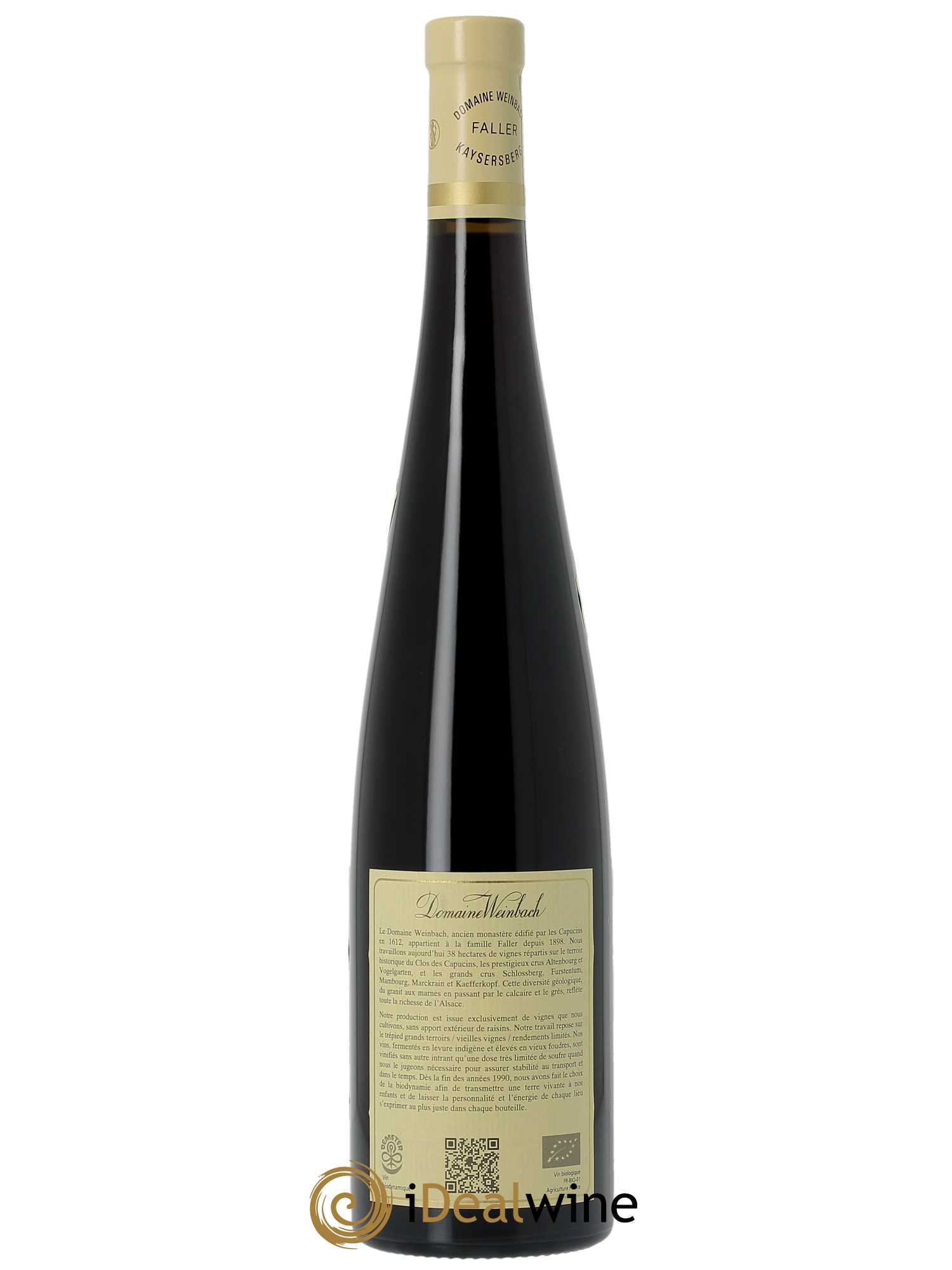 Alsace Pinot Noir Clos des Capucins Weinbach (Domaine)  2021 - Lot de 1 Bouteille