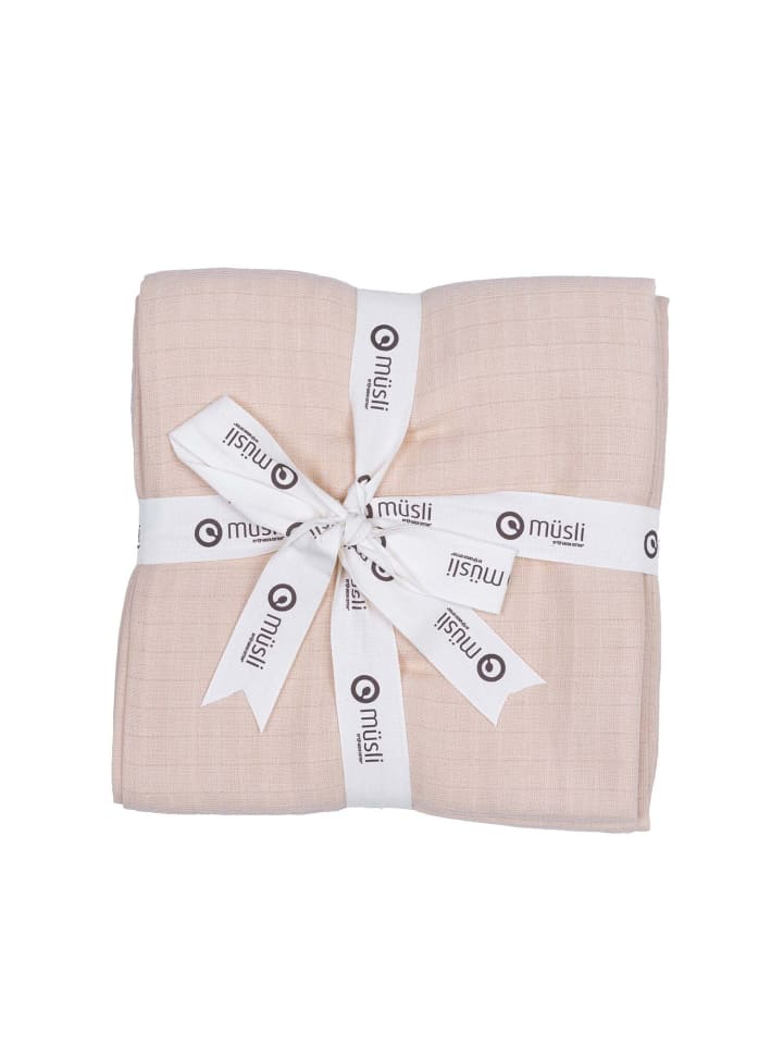 müsli Pucktuch 2er-Pack in Peony günstig kaufen 120 x 120 cm