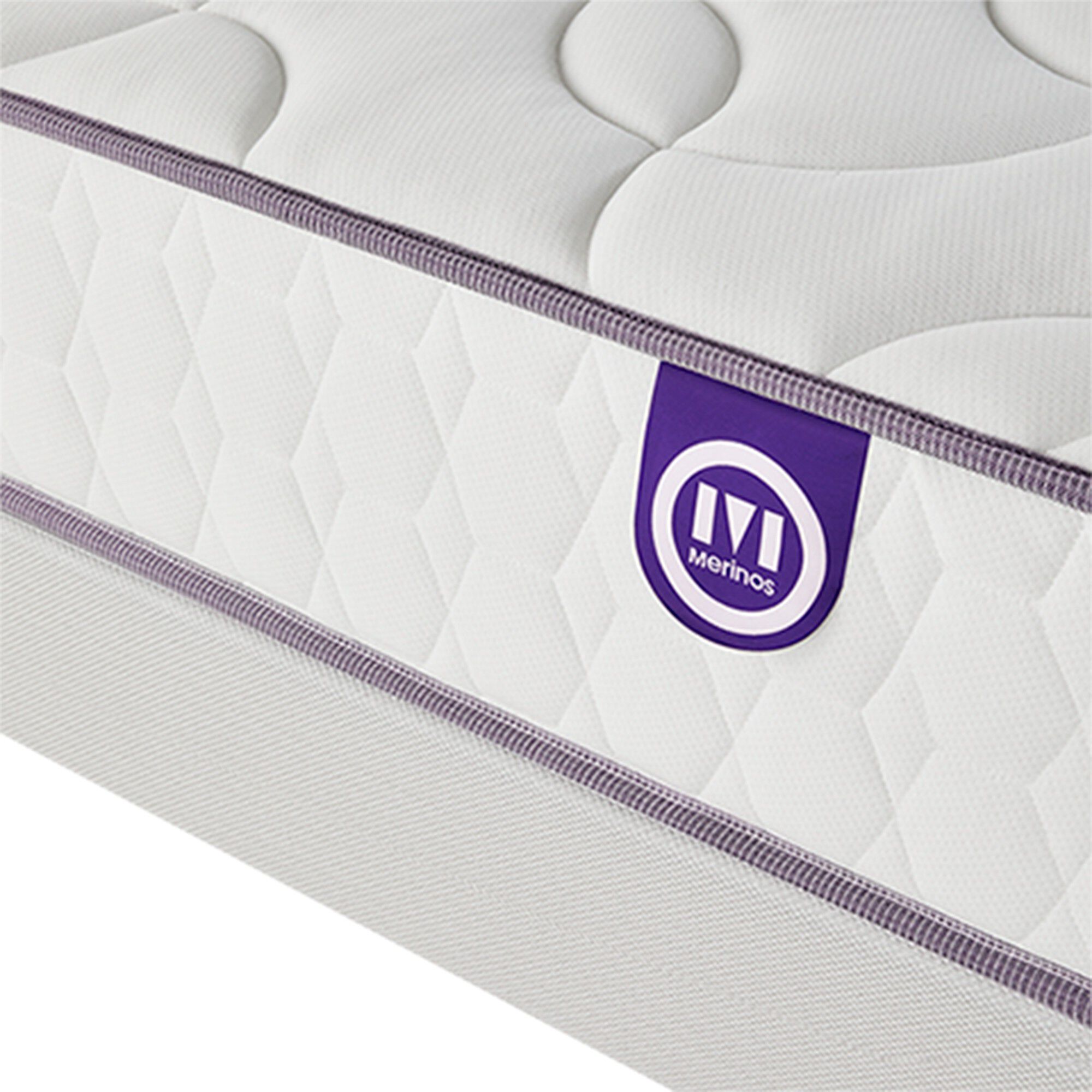 Matelas 560 ressorts Mérinos 25 cm confort ferme