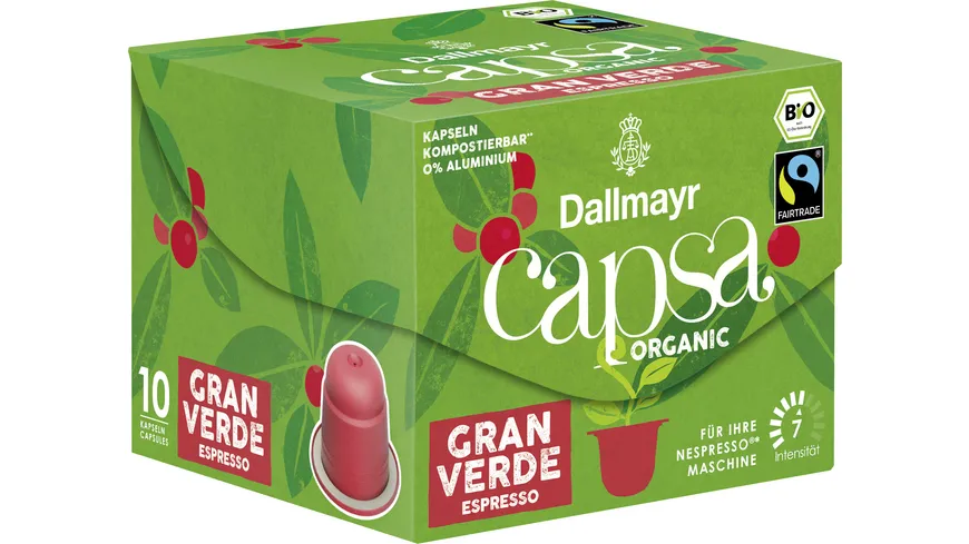 Dallmayr Capsa Kaffeekapseln Gran Verde Espresso 56 g